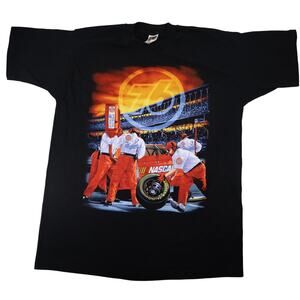 Vintage Y2k 76 Motor Oil Nascar Graphic T Shirt